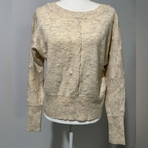 WilliamRast xs sweater Swiss dot cream alpaca blend